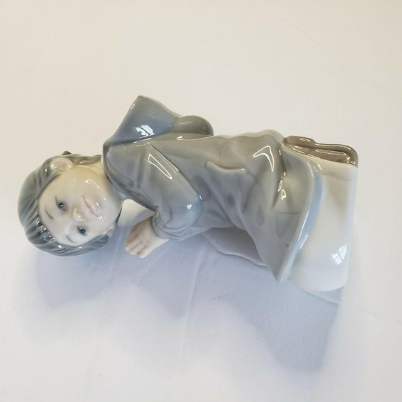 LLADRO NAO PORCELAIN CELESTIAL PRAYER Girl PRAYING rare - Picture 8 of 12